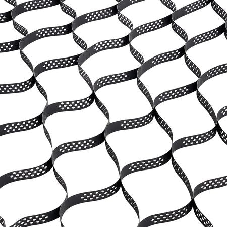 Gravel Grid, 2 Inch Depth, 16.4 x 6.5 FT / 5000 x 1980 mm, 1880 LBS Per Sq ft Grass Ground Retainer, Permeable Geo Grids Driveway Stabilization, for Garden, Patio, Walkway, RV Parking Slopes