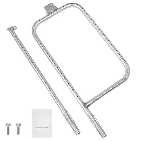 Grill Burner Tube for Weber Q3200, Q300 (2013 & earlier), Q320, Q3000 (2014 & newer), 23.75 inch 304 Stainless Steel Tube Burner for Weber 404341, 57060001, 586002, Replacement Part 60036, 80385