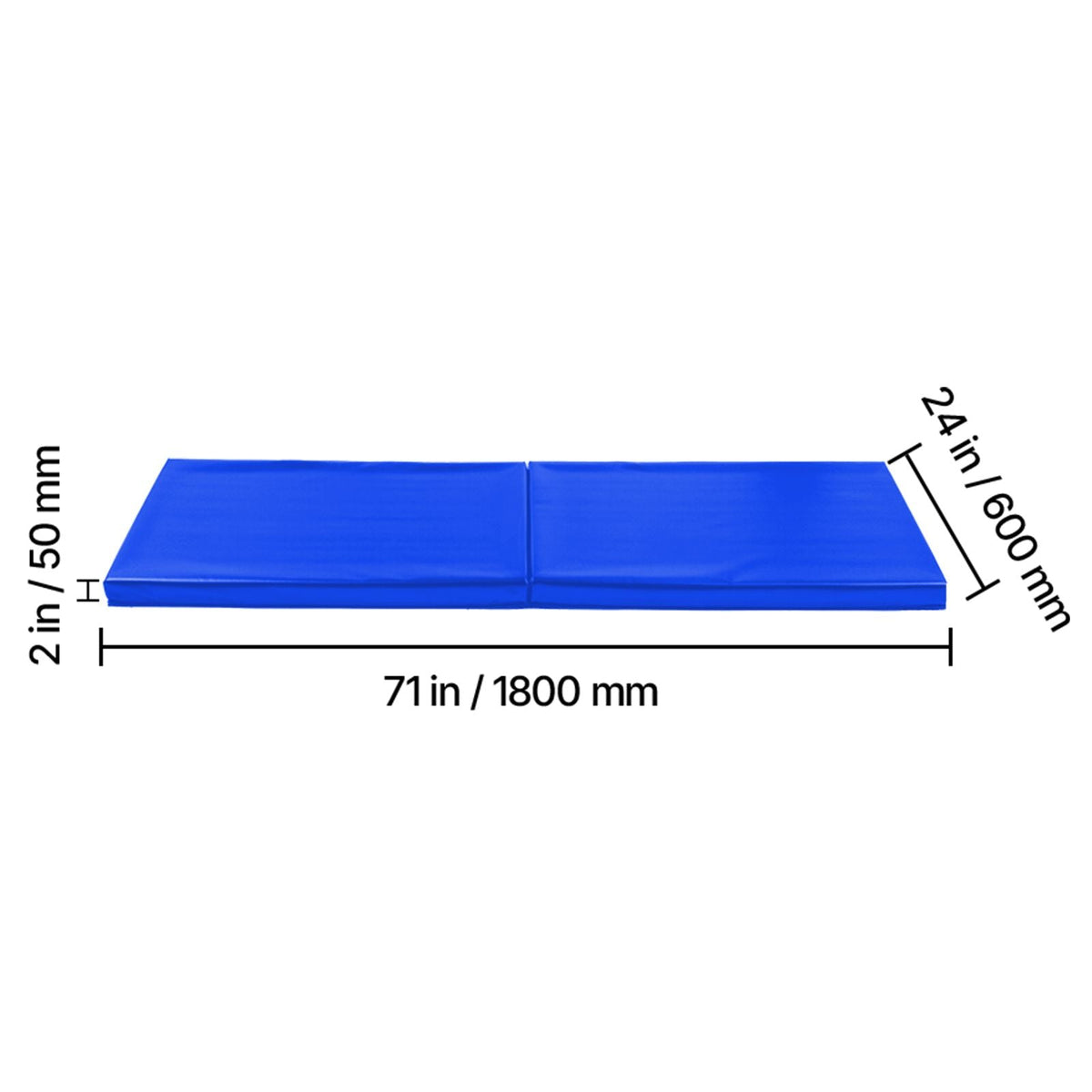 Gym Wall Padding, 71 x 24 x 2 inch Tear-Resistant Wall Mat, Removable 2" Thick Foam High Density Basketball Court Wall-Mounted Padding, Durable Waterproof Protective Pad for Gym Garage Basement
