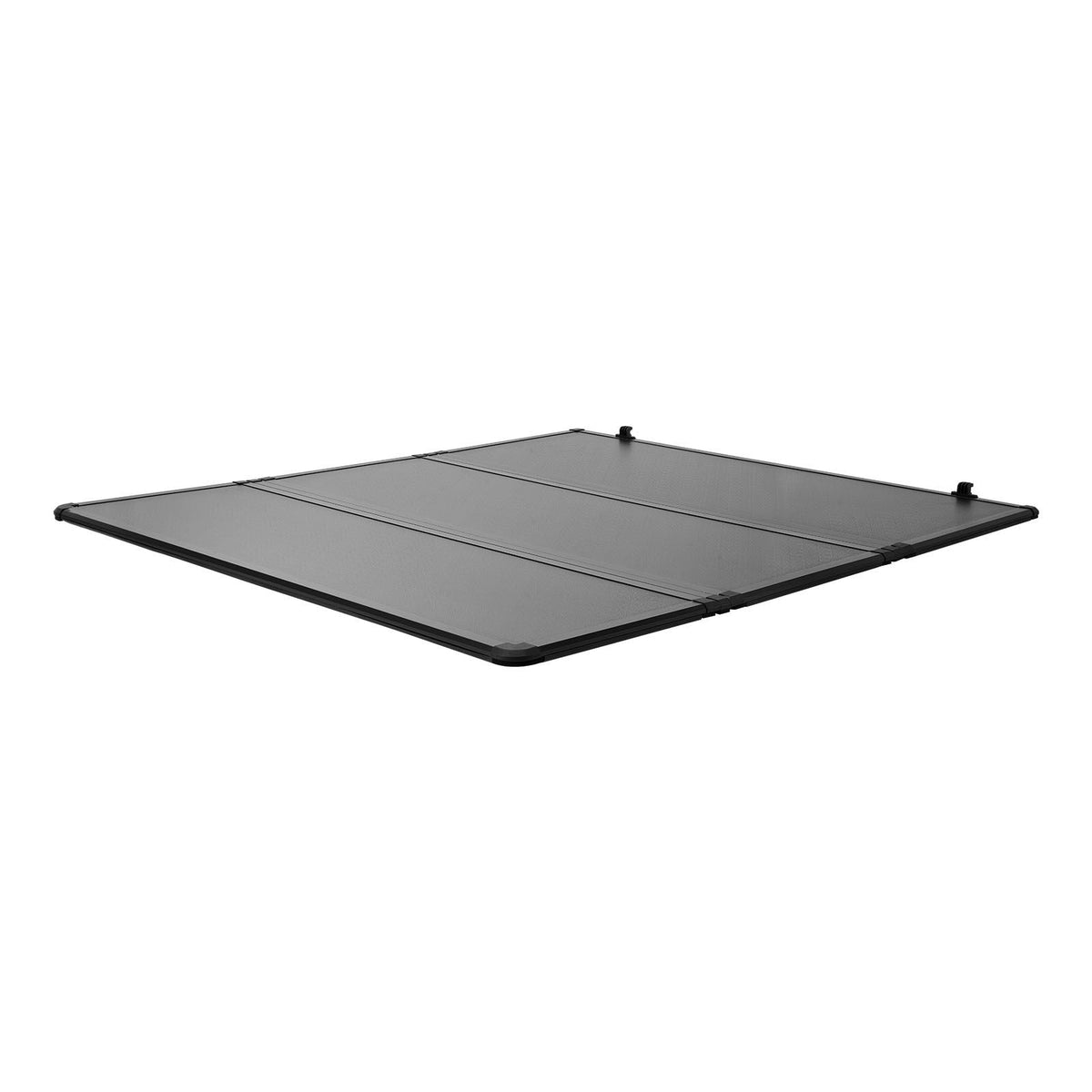 Hard Tri-Fold Truck Bed Tonneau Cover, Compatible with 2015-2025 Ford F150 6.5 ft (78.9 in) Standard Bed, Waterproof Fiberglass Hard Folding Truck Tonneau Cover with Aluminum Alloy Support Bar