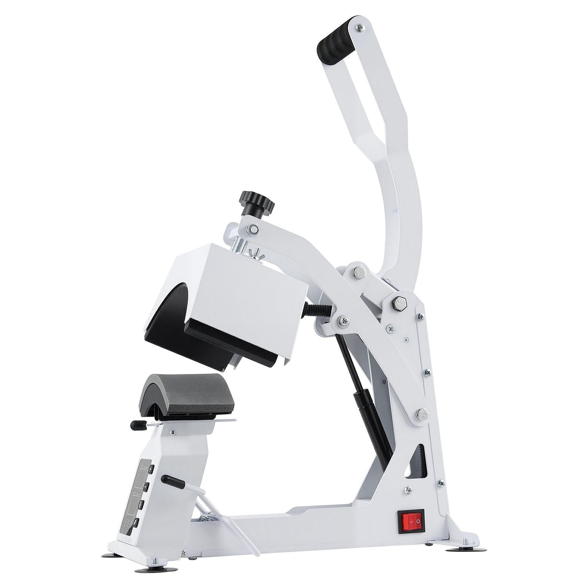 Hat Heat Press Machine, with 2 Interchangeable Platens and Caps Stretcher, Precise Temperature & Time Control, Heat Press for Hats and Caps, for HTV Iron On and Sublimation Projects, White