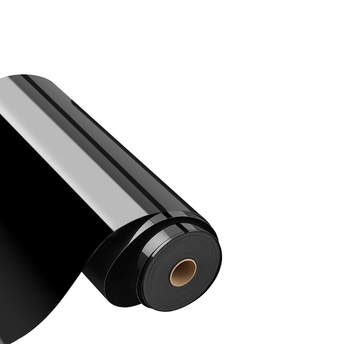 Heat Transfer Vinyl, 12 in x 70 ft, Glossy Black HTV Iron on Vinyl Roll, Easy to Cut and Weed, Strong Adhesion, Compatible with Cutting Machines, for Various Materials, T-shirts, Pillows, Hats