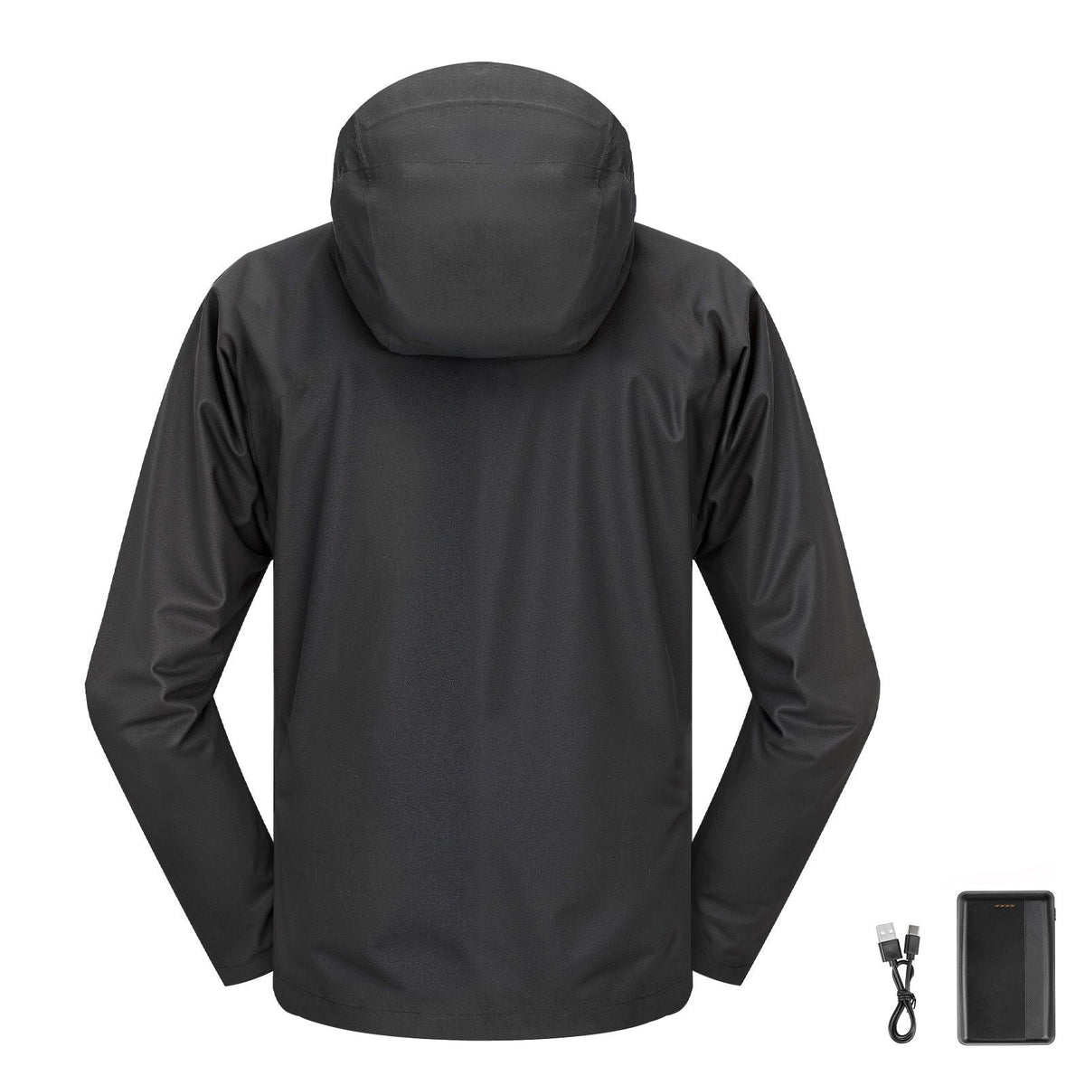 Heated Jacket for Women with 7.4V Battery, Soft Shell Electric Heating Coat, Windproof Waterproof Lightweight Outerwear with 5 Heating Zones & 3 Heat Settings, Machine Washable, L Size