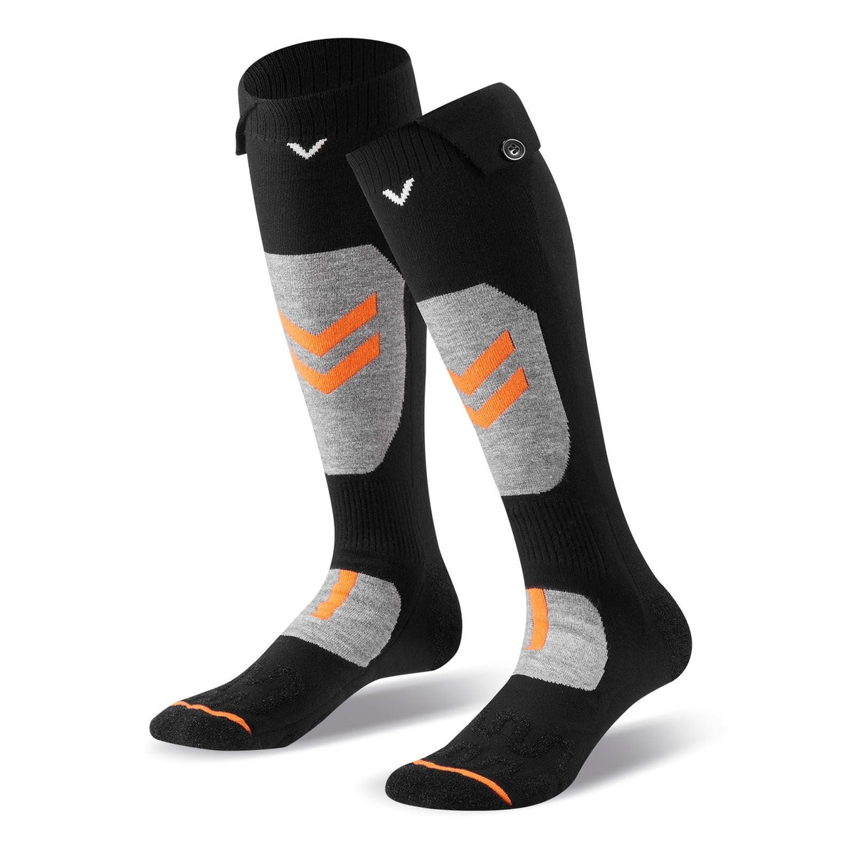 Heated Socks, X-Large Size, 5000mAh Battery Rechargeable Heating Socks with 4 Heating Levels, Electric Heated Sock with APP Control for Men Women, Foot Warmer for Hunting Riding Camping Hiking