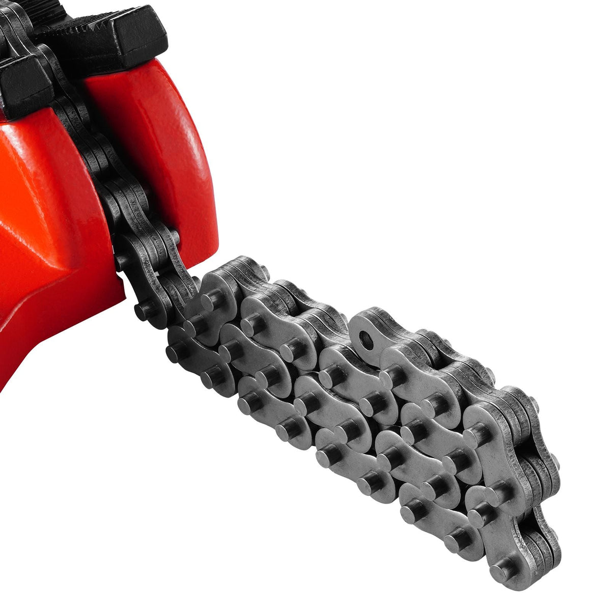 Heavy-Duty Pipe Chain Vise, 1/2" - 8" Pipe Capacity, 34.6" Rugged Chain & Cast Iron Base, Industrial-Grade Pipe Clamping for Plumbing, Automotive Repairs, Metalworking