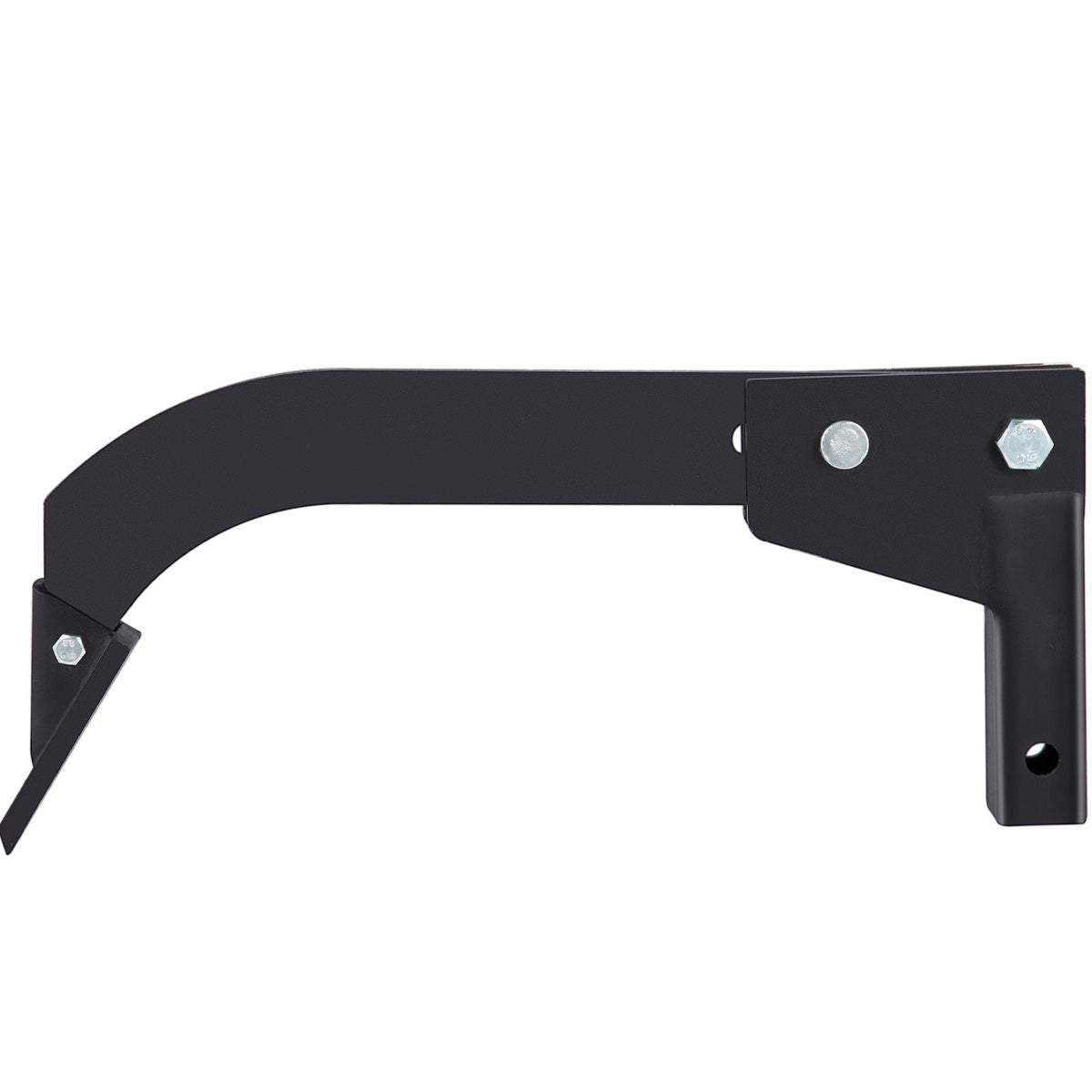 Hitch Mounted Ripper, 18\" Shank Length Box Scraper Shank, 4 Hole Site Box Blade for Tractor, 2 Locating Pins Ripper Shank, 2 Plough Tips Box Blade Shank Teeth