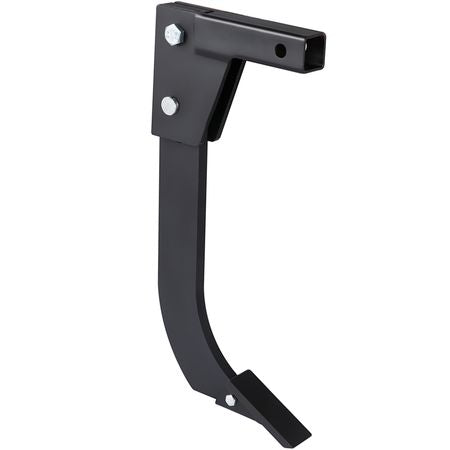 Hitch Mounted Ripper, 18\" Shank Length Box Scraper Shank, 4 Hole Site Box Blade for Tractor, 2 Locating Pins Ripper Shank, 2 Plough Tips Box Blade Shank Teeth