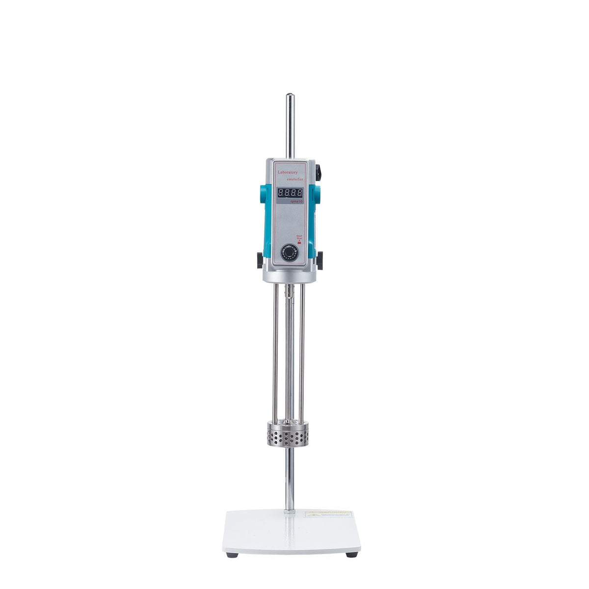 Homogenizer, 500 W Laboratory High Speed Dispersing Homogenizer, 200-11000 RPM High Shear Lab Mixer Emulsification Machine, Digital Display Blender, Stainless Steel, for Cosmetics/Food Industry