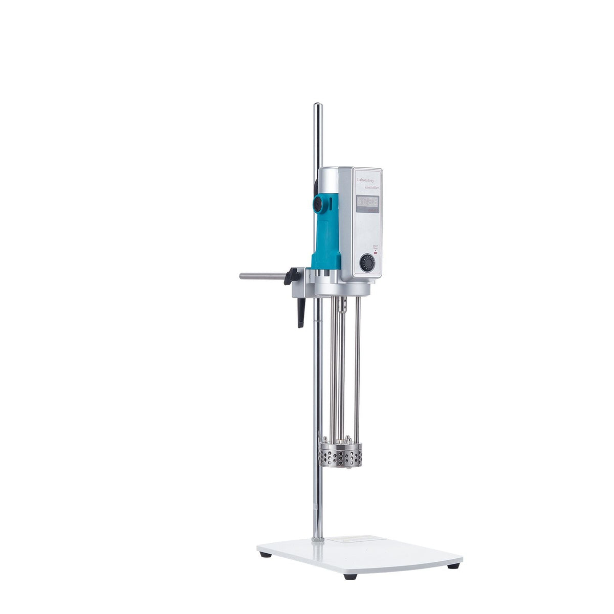 Homogenizer, 500 W Laboratory High Speed Dispersing Homogenizer, 200-11000 RPM High Shear Lab Mixer Emulsification Machine, Digital Display Blender, Stainless Steel, for Cosmetics/Food Industry