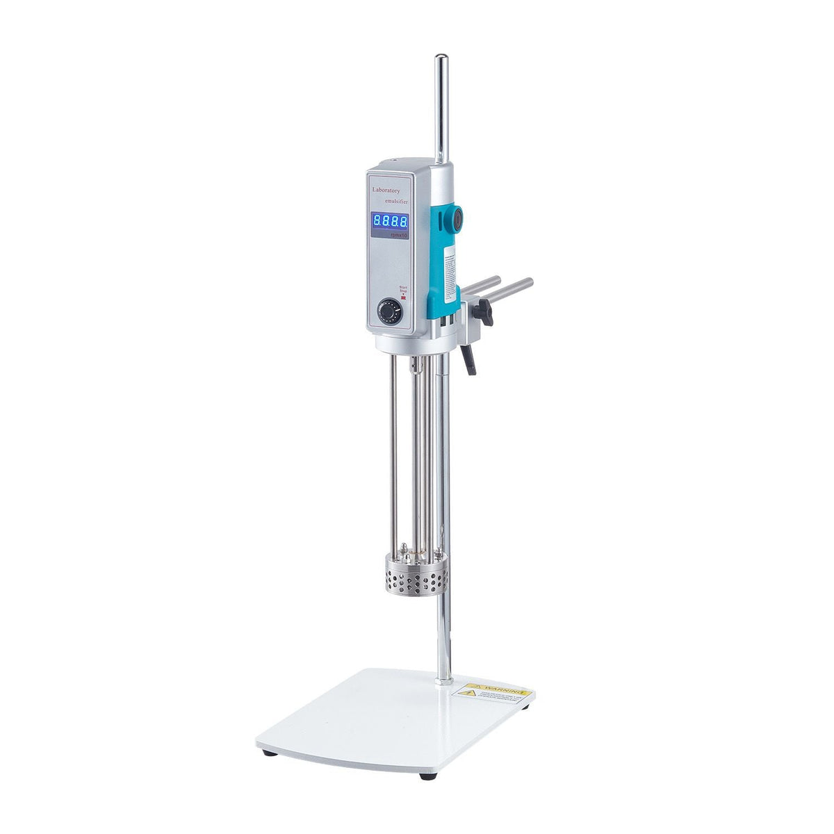 Homogenizer, 500 W Laboratory High Speed Dispersing Homogenizer, 200-11000 RPM High Shear Lab Mixer Emulsification Machine, Digital Display Blender, Stainless Steel, for Cosmetics/Food Industry
