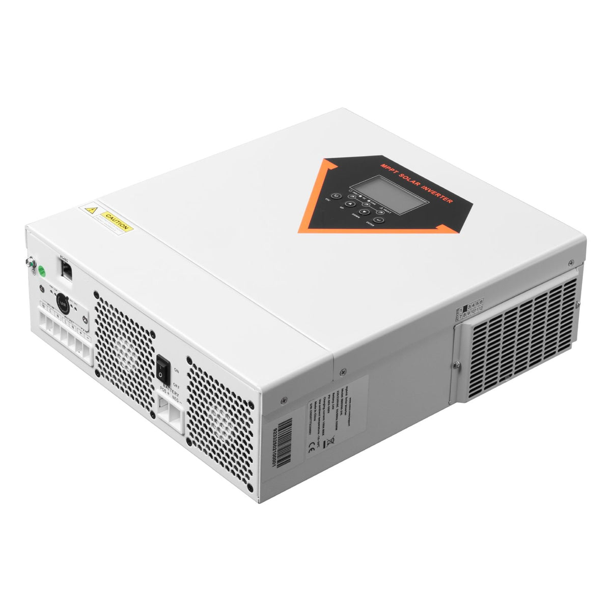 Hybrid Solar Inverter, 3500W, All in One Pure Sine Wave Power Inverter Charger, 24V DC to Single-Phase 220/230V AC, with Built-in 100A MPPT Solar Controller