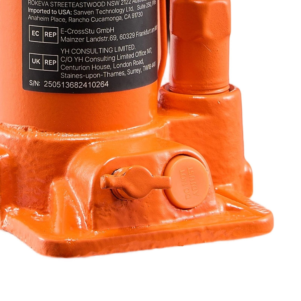 Hydraulic Bottle Jack, 6 Ton (13227.6 lbs) Capacity, 7.7-14.8 Inch Lifting Range, Heavy Duty Welded Bottle Jack for Car, SUV, Pickup, Auto Repair, House Lift and Agricultural Equipment, Orange