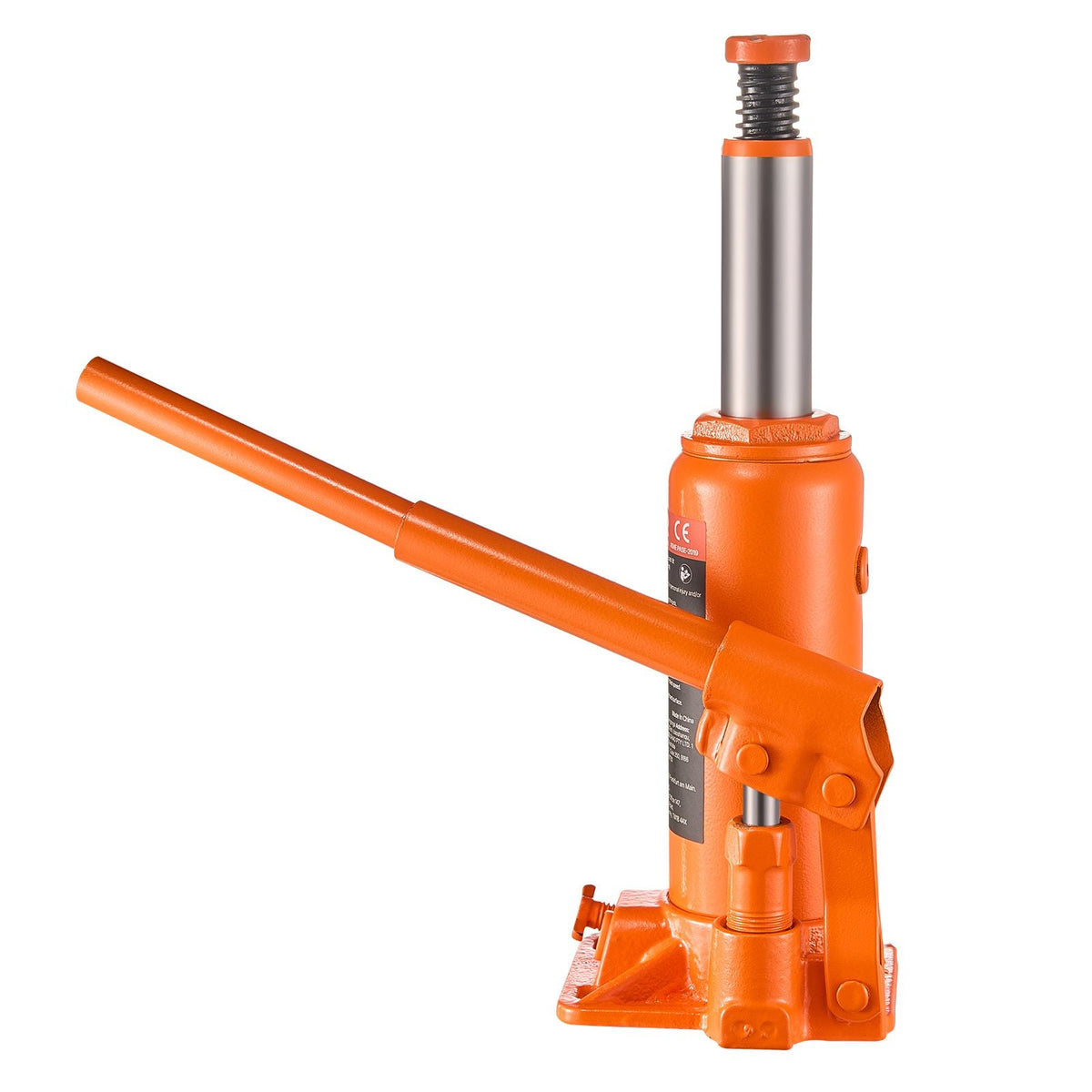 Hydraulic Bottle Jack, 6 Ton (13227.6 lbs) Capacity, 7.7-14.8 Inch Lifting Range, Heavy Duty Welded Bottle Jack for Car, SUV, Pickup, Auto Repair, House Lift and Agricultural Equipment, Orange