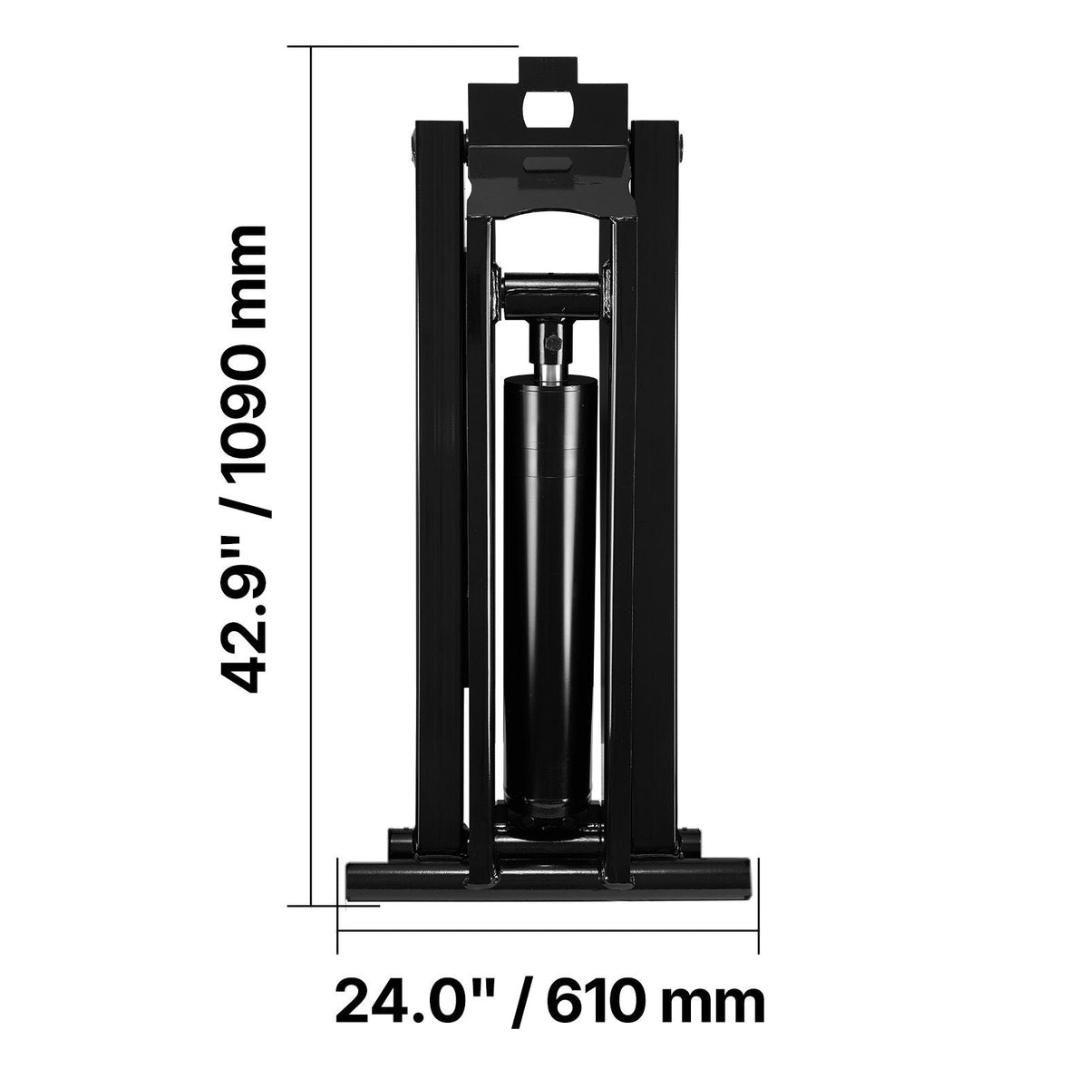 Hydraulic Dump Lift Kit, 17,600 lb/8 T Dump Trailer Hydraulic Scissor Hoist Kit Standard Kit, Hydraulic Dump Bed Kit with 12V Hydraulic Pump Unit Suitable for Scissor Lift Dump Trailers Trucks