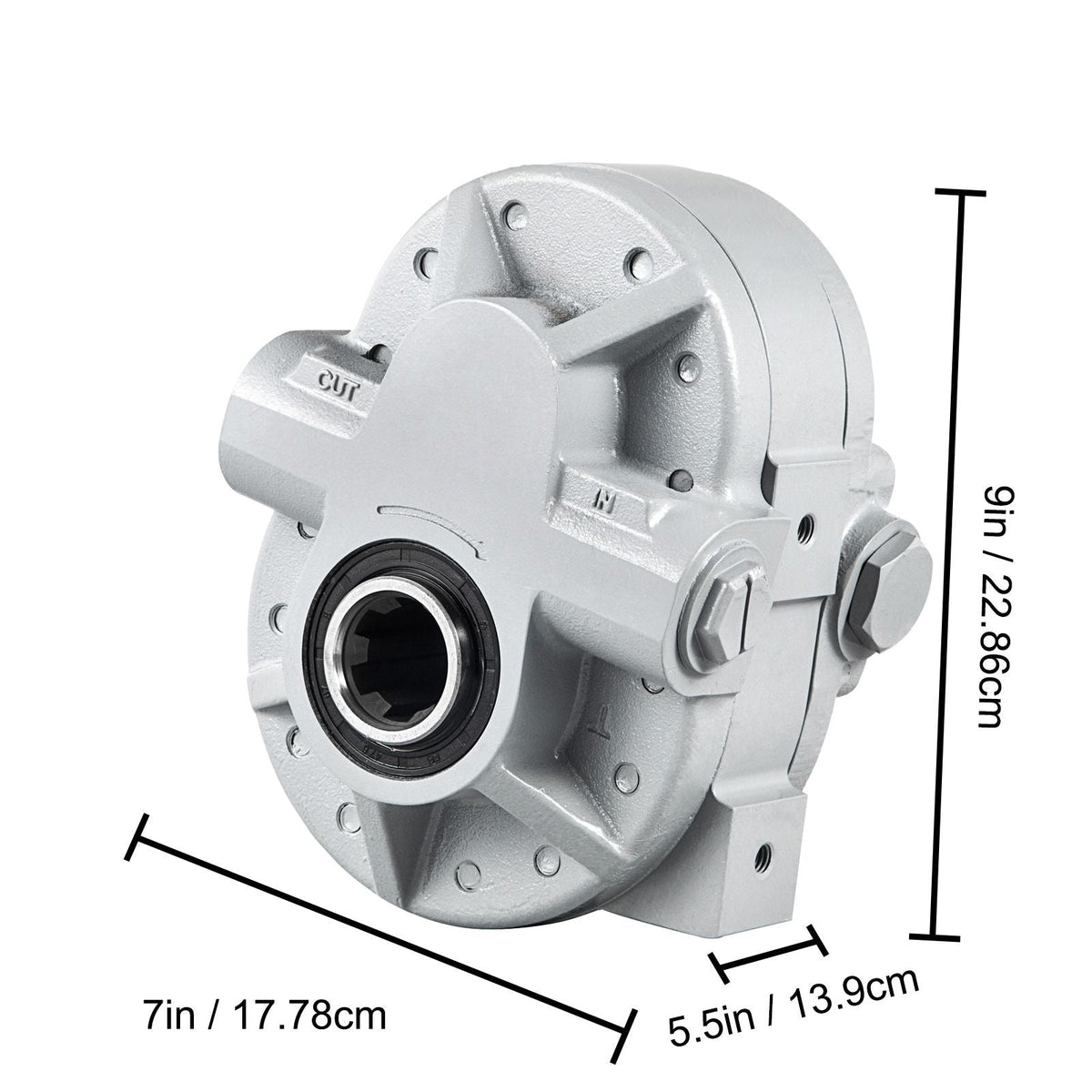 Hydraulic Pump 16.6GPM Hydraulic Motor 540RPM Log Splitter 2500PSI Hydraulic Splitter SAE 12 Outlet Port Hydraulic Pump for Log Splitter for Truck Tailgate Lift,Scissor Lift, Dump Trailer