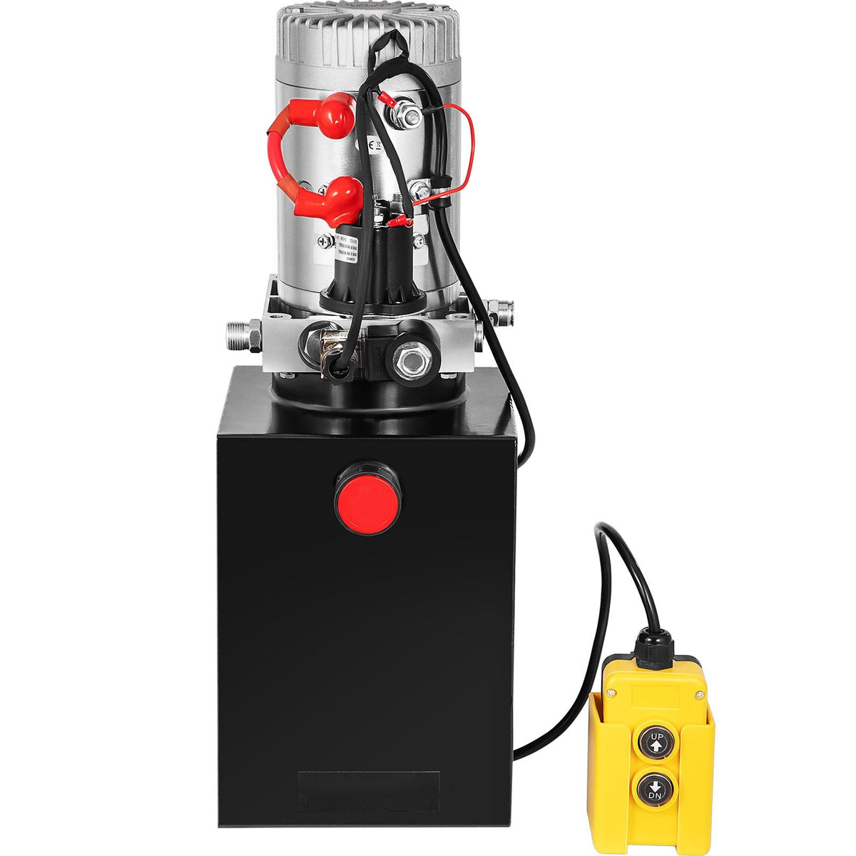 Hydraulic Pump Electric Hydraulic Pump 6 Quart Single Acting Metal Reservoir for Dump Trailer