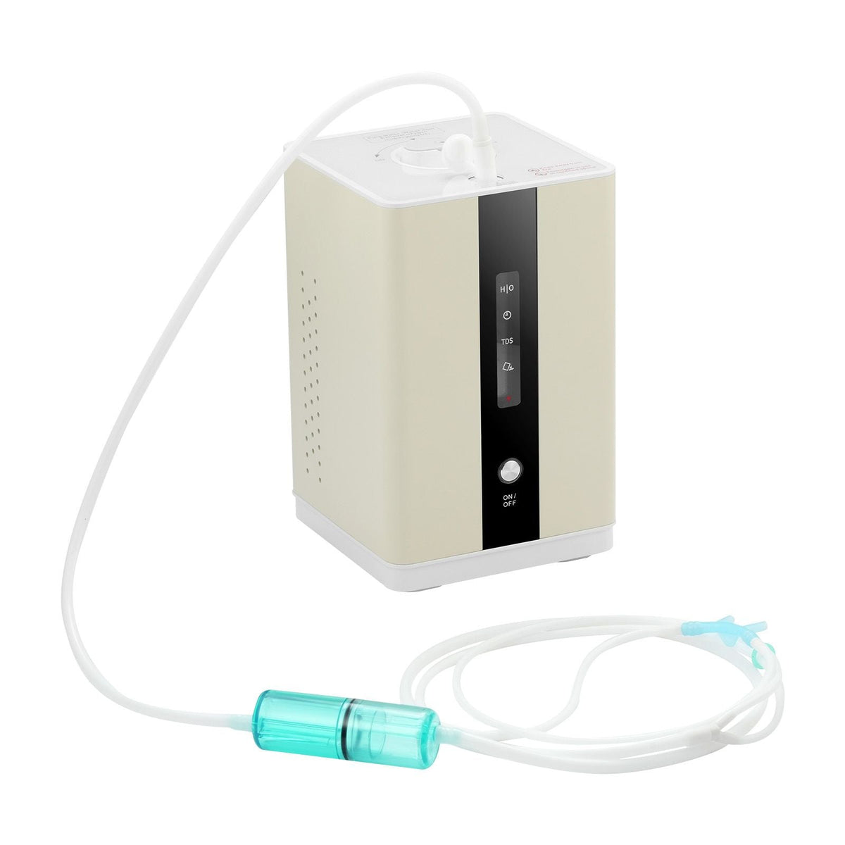 Hydrogen Inhalation Machine, 99.99% High Purity Hydrogen Inhaler, HO-Separated 225ml/min (150 H+75 O) Dual Port Hydrogen Oxygen Inhaler, Hydrogen-Rich Water Generator for Home Travel