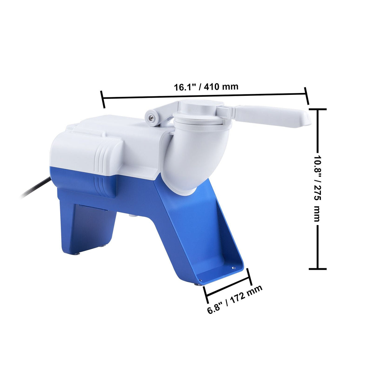 Ice Crushers Machine, 176lbs Per Hour Electric Snow Cone Maker with 2 Blades, Shaved Ice Machine with Cover and Bowl, 220W Ice Shaver Machine for Margaritas, Home and Commercial Use, White