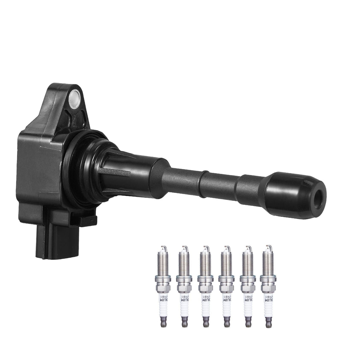 Ignition Coil Pack and Spark Plugs, Set of 6, Compatible with Nissan Murano Maxima Pathfinder 350Z Altima Quest Infiniti EX35 FX35 G25 G35 JX35 M35 M35h Q50 Q70 QX60 3.5L V6, for UF550 C1670