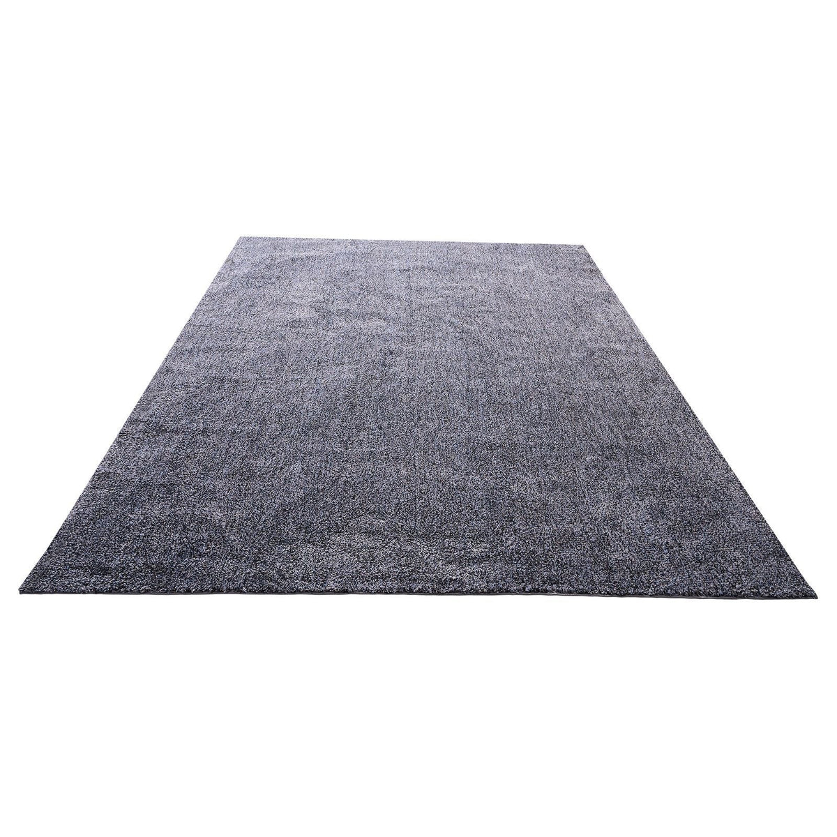 Indoor Plush Area Rugs, 8 x 10 ft Plush Carpet, Area Rugs Furry with Long Plushs Pile, Thick & Durable High-Pile Rug for High-Traffic Areas, Non-Shedding & Non-Slip Backing, Blue-Gray