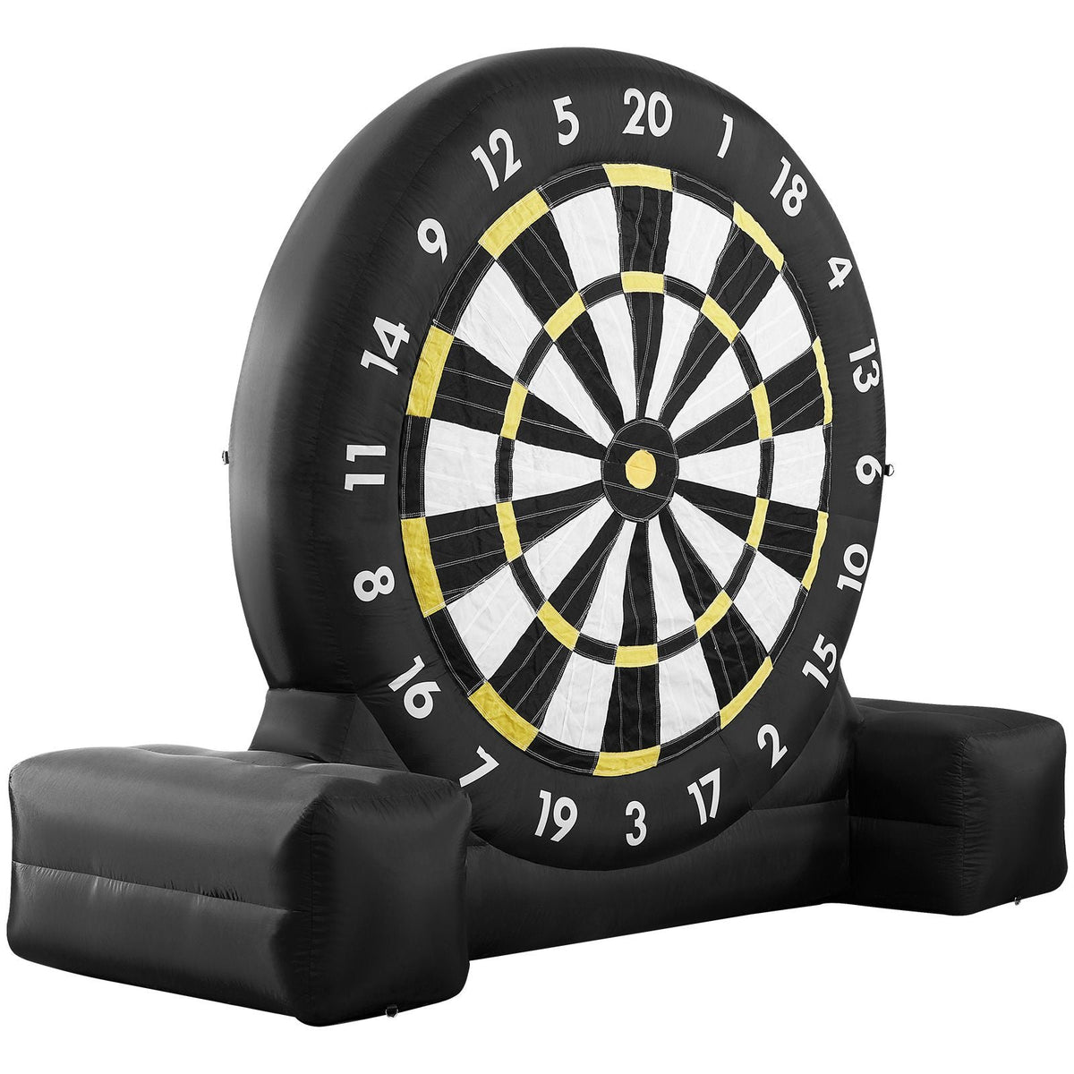 Inflatable Soccer Dart Board, over 8 ft High Giant Soccer Dart Board with 9 Kick Balls & Air Pump, 2-Minutes Setup & Storage Bag for Easy Carrying, for Giant Yard Games, Giant Kick Darts Game