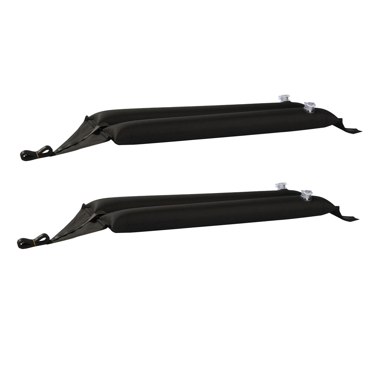 Inflatable Soft Roof Rack Bars, 37.6-Inch Universal Car Roof Rack Pads, 88LBS Loading Luggage Kayak Carrier with 2 Tie-Down Straps & Ropes, Hand Air Pump, Storage Bag for Canoes Surfboards SUPs