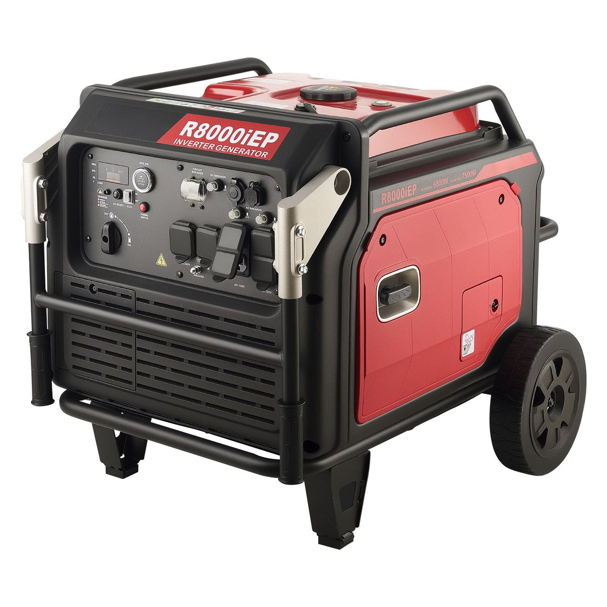 Inverter Generator, 10000W Peak Watt Quiet Inverter Generator, Remote Start Inverters Generators for Home Outdoor, Gas Powered, Stable Power, CO Sensor, RV Ready 1A & 2.1A Outlets, Long Run Time