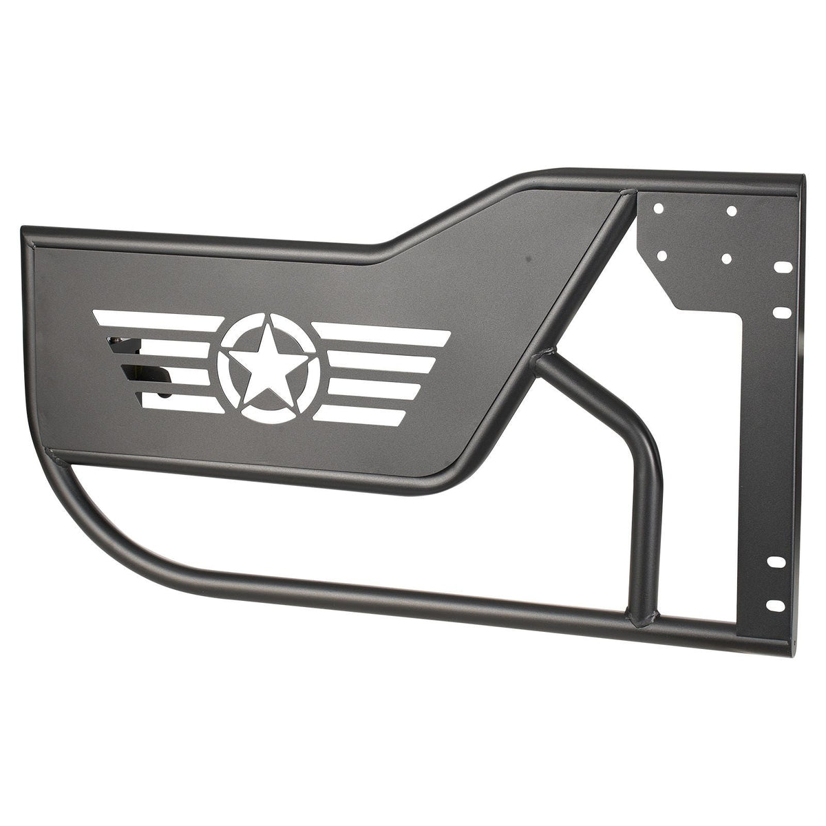 Jeep Tube Doors, 4-Door, Compatible with 2018-2026 Jeep Wrangler JL JLU & Gladiator JT 4XE, Steel Off Road Front & Rear Tubular Half Doors with DOT Certified Side View Mirrors