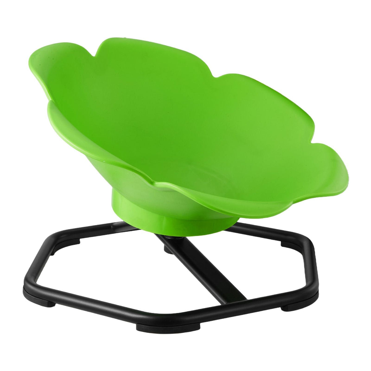 Kids Swivel Chair, 220 lbs Capacity, Cylinder Shape Sensory Spinning Chair, Autistic Kids Sensory Toy Seat with Non-Slip Metal Base, Toddler Sit & Spin Seat for Coordination Balance Focus, Green