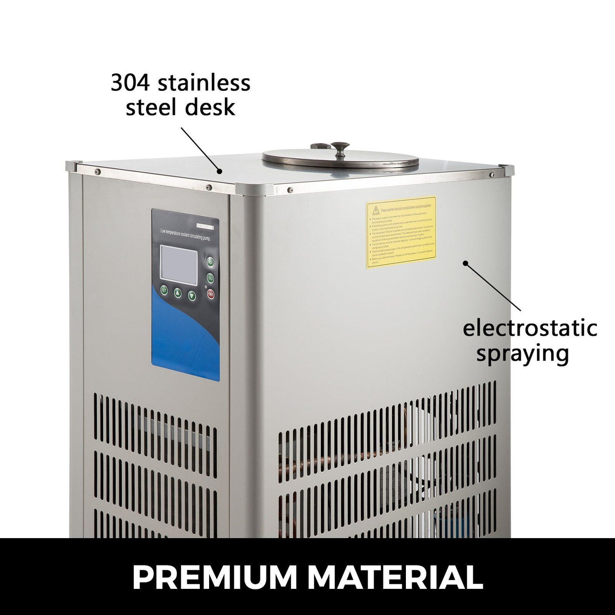 Laboratory Chiller Circulator 5L Chiller Lab -20 Celsius Low Temp Cooling Liquid Circulator Pump Chiller Lab Recirculating Chiller Water Bath Recirculating Water Cooling Chiller for Laboratory