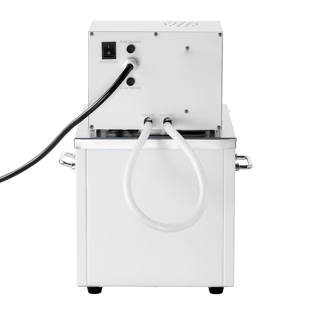 Laboratory High-Temperature Circulating Oil Bath, Up to 300 Celsius/572 Fahrenheit, 10 L Lab Constant Temp Heating Tank, 0.1 Celsius High Precision, Internal and External Dual Circulation