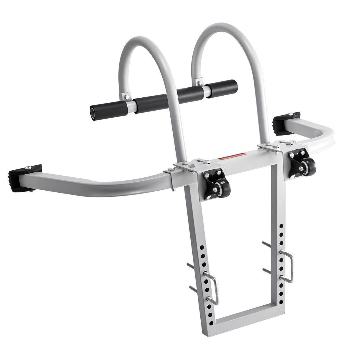 Ladder Stabilizer, 2 in 1 Extension Wall Ladder Standoff Hook, Roof Ridge Ladder Accessories Both Horizontally and Vertically, Heavy-duty Steel Rubber Grip T-Bar, Quick Access to Steep Roofs