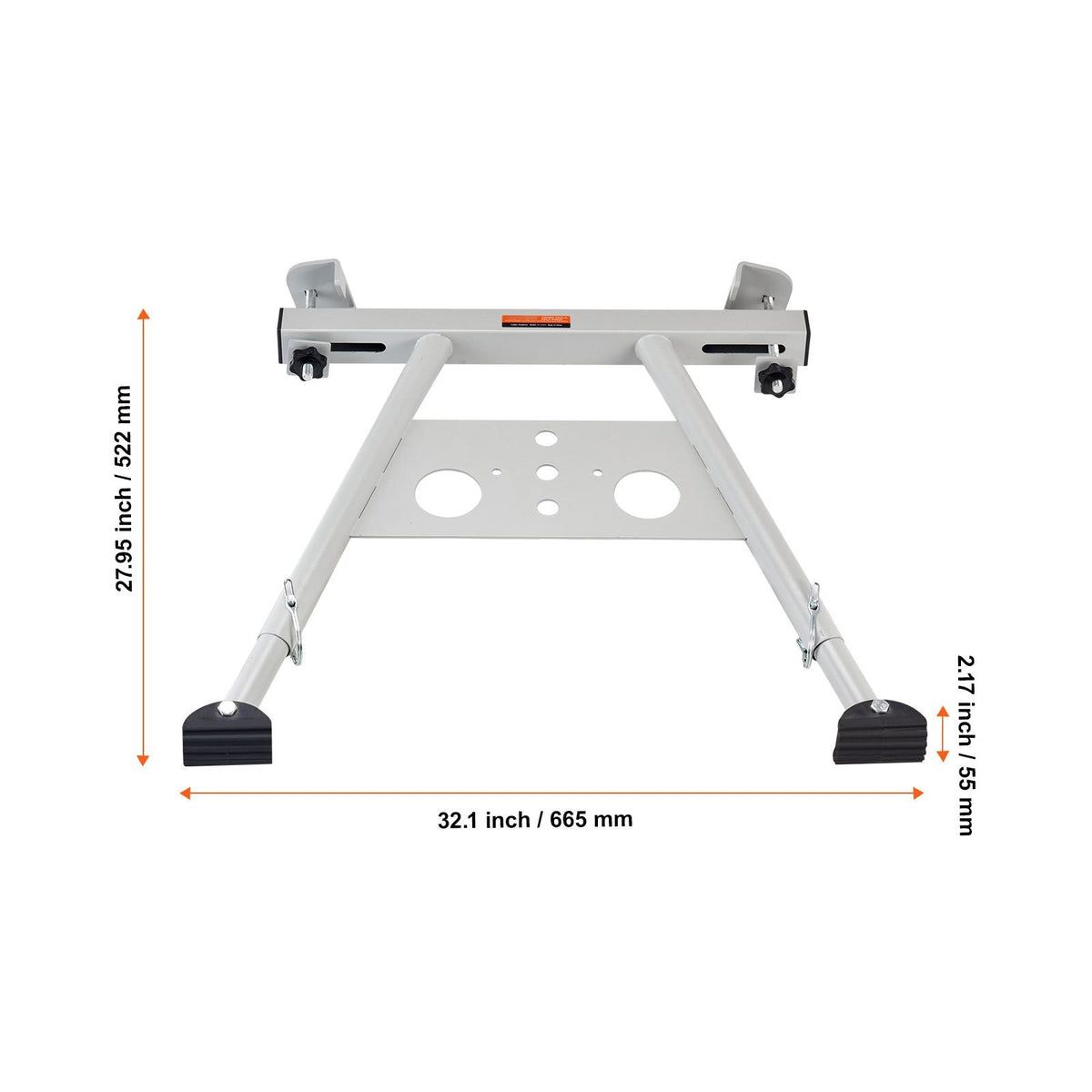 Ladder Stabilizer, Adjustable Feet Extension Ladder Standoff, Heavy Duty Wall Ladder Accessories for Roof Gutter, Easy to Use & Wide Adaptability & Anti-slip Rubber Feet, 330 lbs Weight Rating