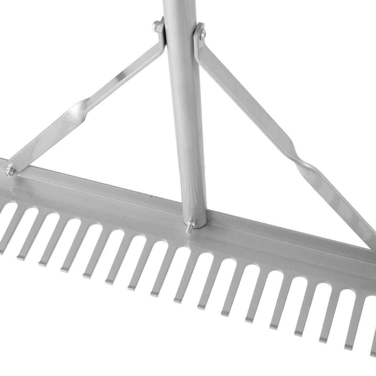 Landscape Rake, 36 inch Wide Head 133 inch Handle, Large Heavy Duty Aluminum Landscaping Leaf Rake Tool, Asphalt Level for Loosening Soil, Garden & Yard, Pond Gravel & Beach Lawn Care, 52ft Rope