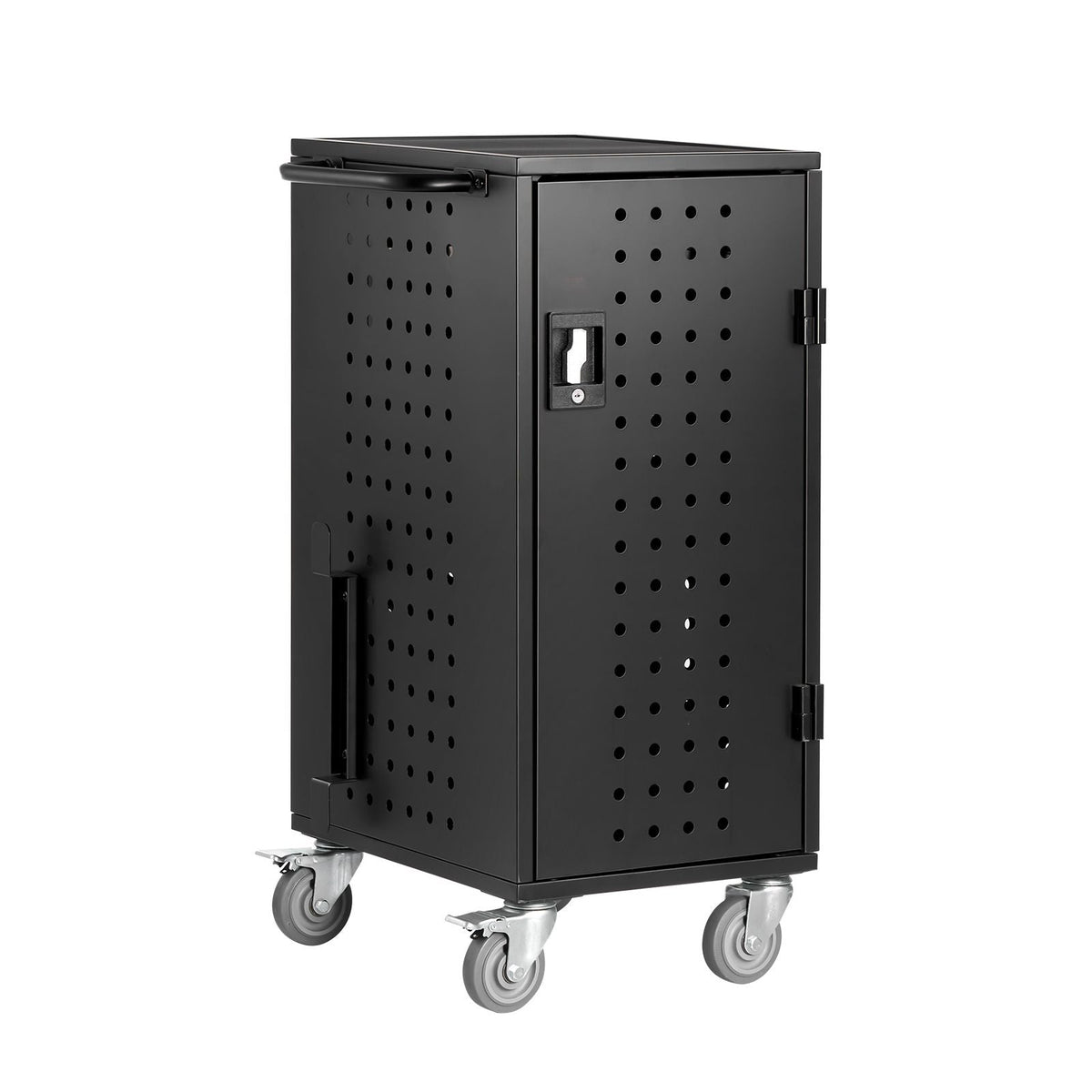 Laptop Cart, 20 Device Mobile Charging Cart, Up to 15.6 in Screen Size, Office and Classroom Mobile Charging Cart, for Chromebook, Tablet and Laptop