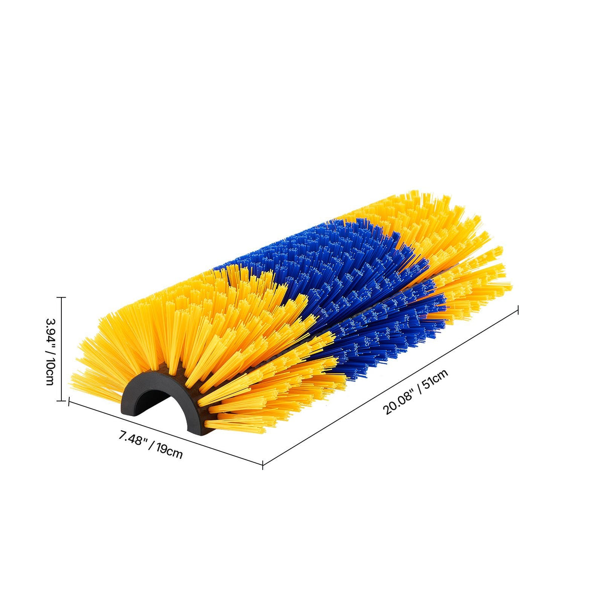 Livestock Scratching Brush, 2 Pcs Horse Brush with 4 Screws, 20 x 7.5 in Cow Scratcher, for Back Itch Relief & Keep Cleaning, Grooming & Scratching Post Brush for Horse, Pig, Cattle Supplies