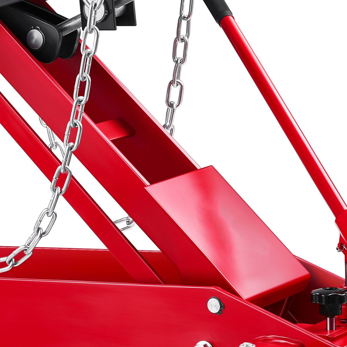 Low Profile Floor Jack, 1000 lbs / 0.45 Ton Lifting Capacity Telescoping Transmission Floor Jack, 6.3-25.2 in Lifting Height, 360° Swivel Front wheels, Heavy-Duty Lift Hoist for Garage/Shop