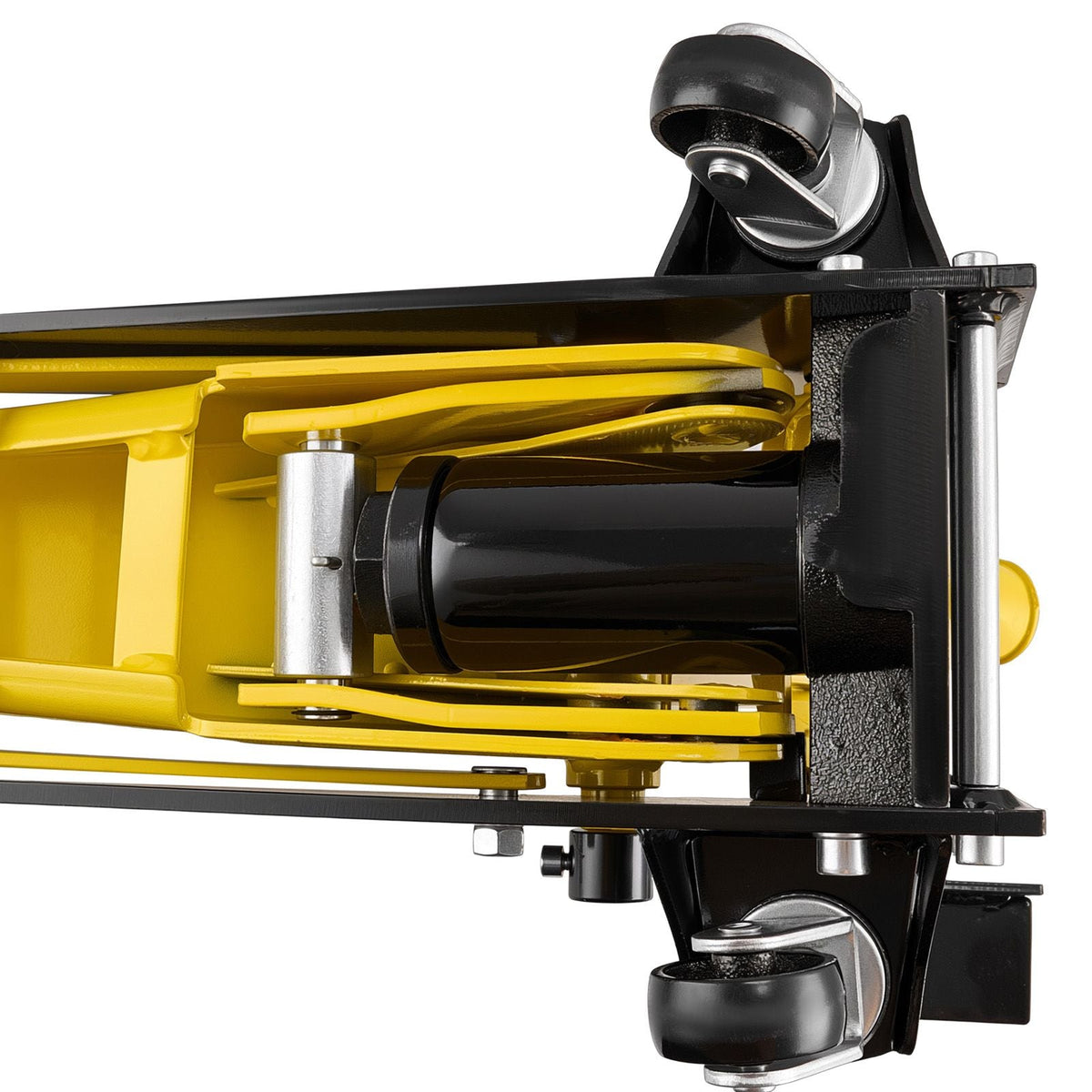 Low Profile Floor Jack, 3 Ton (6614 lbs) Capacity, Steel Racing Floor Jack with Single Piston Quick Lift Pump & Foot Pedal, Hydraulic Trolley Car Lift for SUVs, Pickups, Lifting Range 5.1"-19.7"