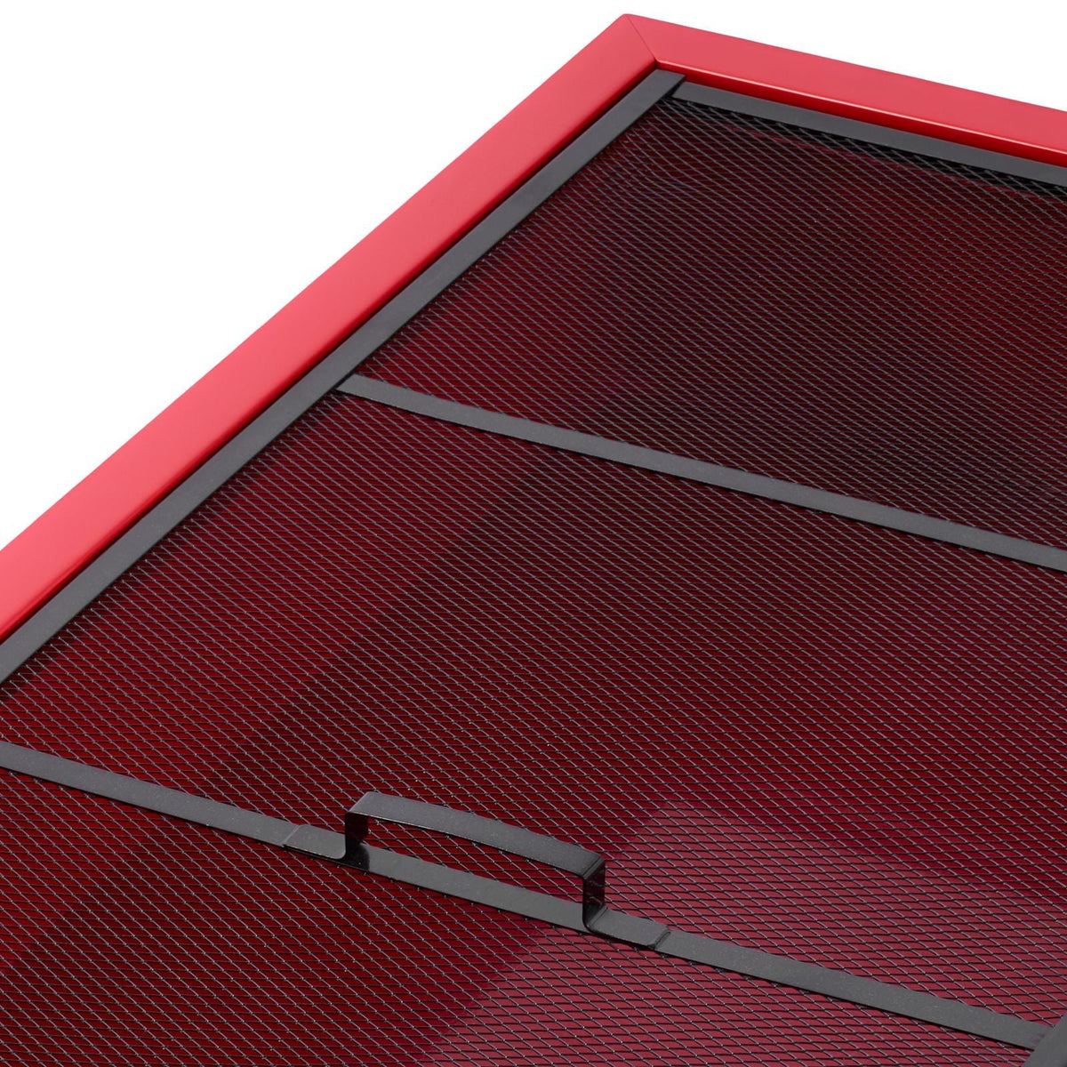 Low Profile Oil Drain Pan, 20 Gallon Capacity, Rolling Oil Drain Pan with Manual Pump, 7.2 ft Hose & T Folding Handle, Leak-proof & Corrosion-resistant, Fit for Cars, SUVs, Trucks, ATVs, Red