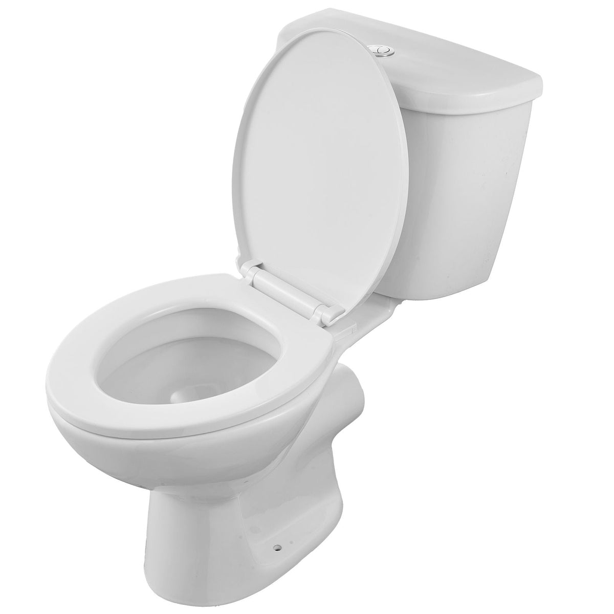 Macerating Toilet System with Powerful 800W Macerator Pump, Rear Discharge and Upflush Toilet For Basement, Dual Flush Water Disposal, Macerating Toilet System Kit with 4-Inlet, Space Saving
