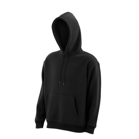 Men Pullover Hoodie, 3X-Large Size, Fleece Long Sleeve Comfy Casual Basic Pullover Hooded Sweatshirt, Warm & Skin-friendly, Practical & Trendy, Black Hoodie with Large Pocket for Fall & Winter