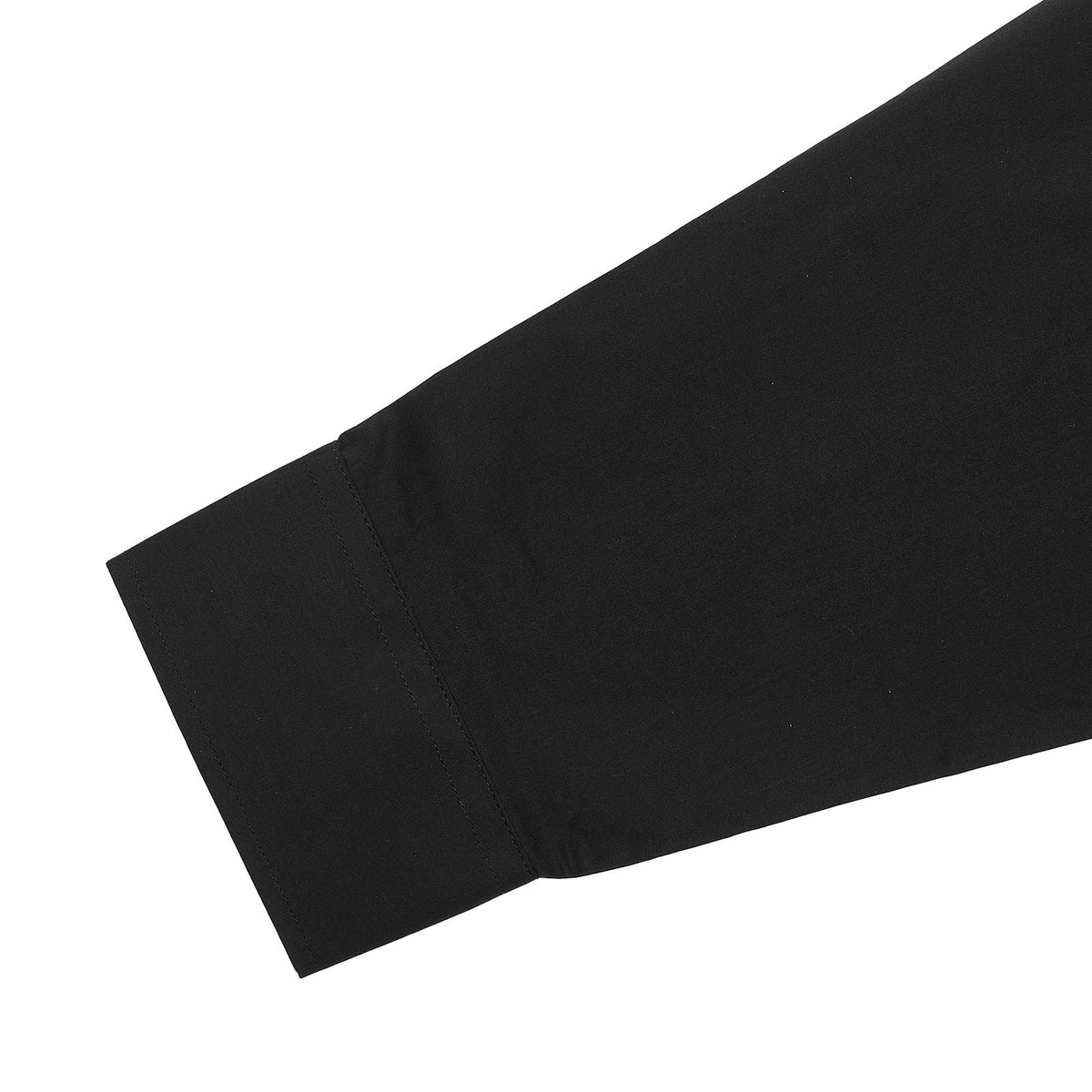 Men's Button Up Shirt, Mens Long Sleeve Wrinkle-free Button Down Dress Shirts, Slim Fit Soft Stretch Fabric for Business Casual or Formal, Work, Wedding, Dinner, Black, L Size