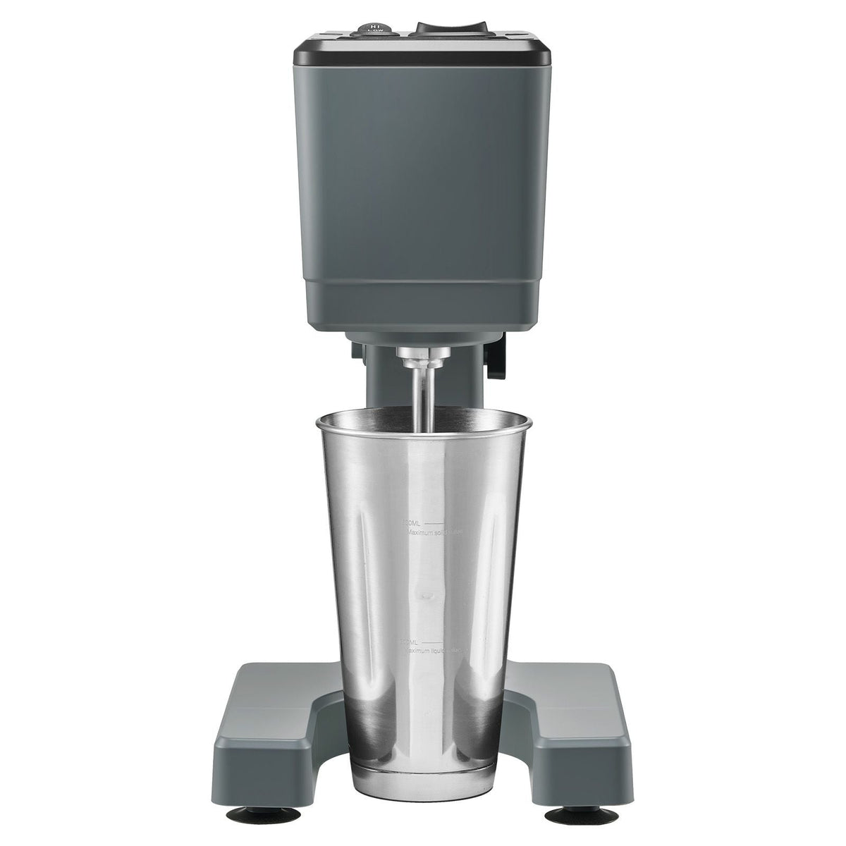 Milkshake Maker, 150W Milk Shake Maker Mixer, Single Head Drink Mixer Blender Machine, Dual-Speed Adjustment Milkshake Blender with Stainless Steel Cup, for Home, Kitchen, Bar & Beverage Shop