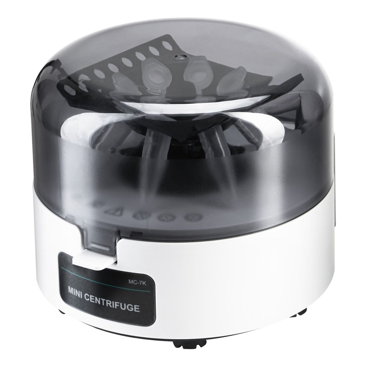 Mini Centrifuge Machine, 3013xg RCF Electric Laboratory Centrifuge Machine with 2-in-1 Rotor for 0.2/1.5/2ml Tube Capacity, Fixed Speed 7000r/min, Low Noise, Widely Used in Various Experiments