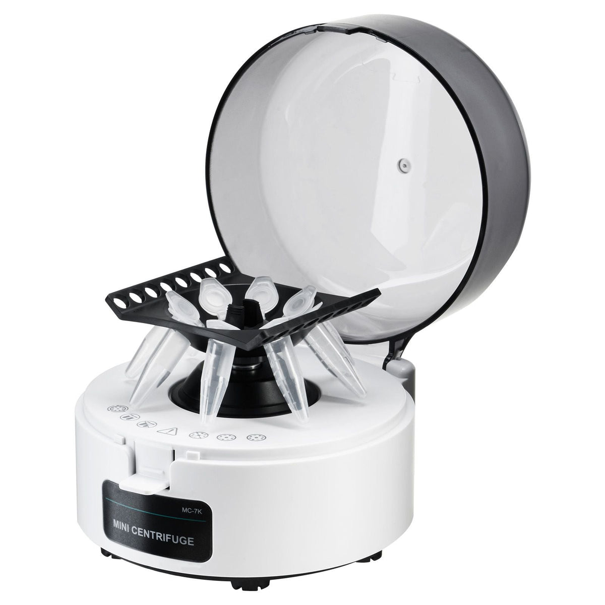 Mini Centrifuge Machine, 3013xg RCF Electric Laboratory Centrifuge Machine with 2-in-1 Rotor for 0.2/1.5/2ml Tube Capacity, Fixed Speed 7000r/min, Low Noise, Widely Used in Various Experiments