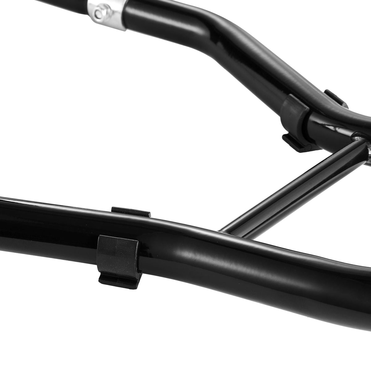 Motorcycle Stand Lift, 1100lbs Capacity Front Rear Combo Stand Lift, Front Wheel Dual-Fork Stand, Rear U+L Fork Swingarm Spool Stand, for Most Yamaha Honda Kawasaki Suzuki Motorcycles, Black