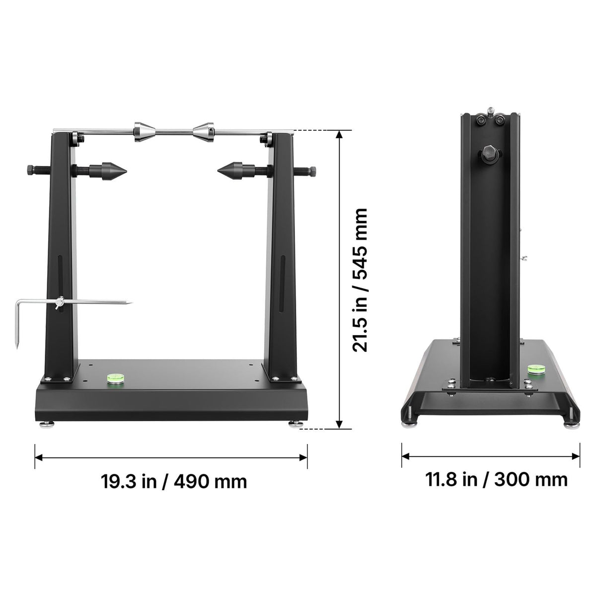 Motorcycle Wheel Balancer, 88.2 lbs Capacity, Tire Balancer & Truing Stand with Adjustable Centering Cones and Truing Pointer, Balancing Tools for Most Motorcycles & Bicycles, 35-Inch Wheel Dia