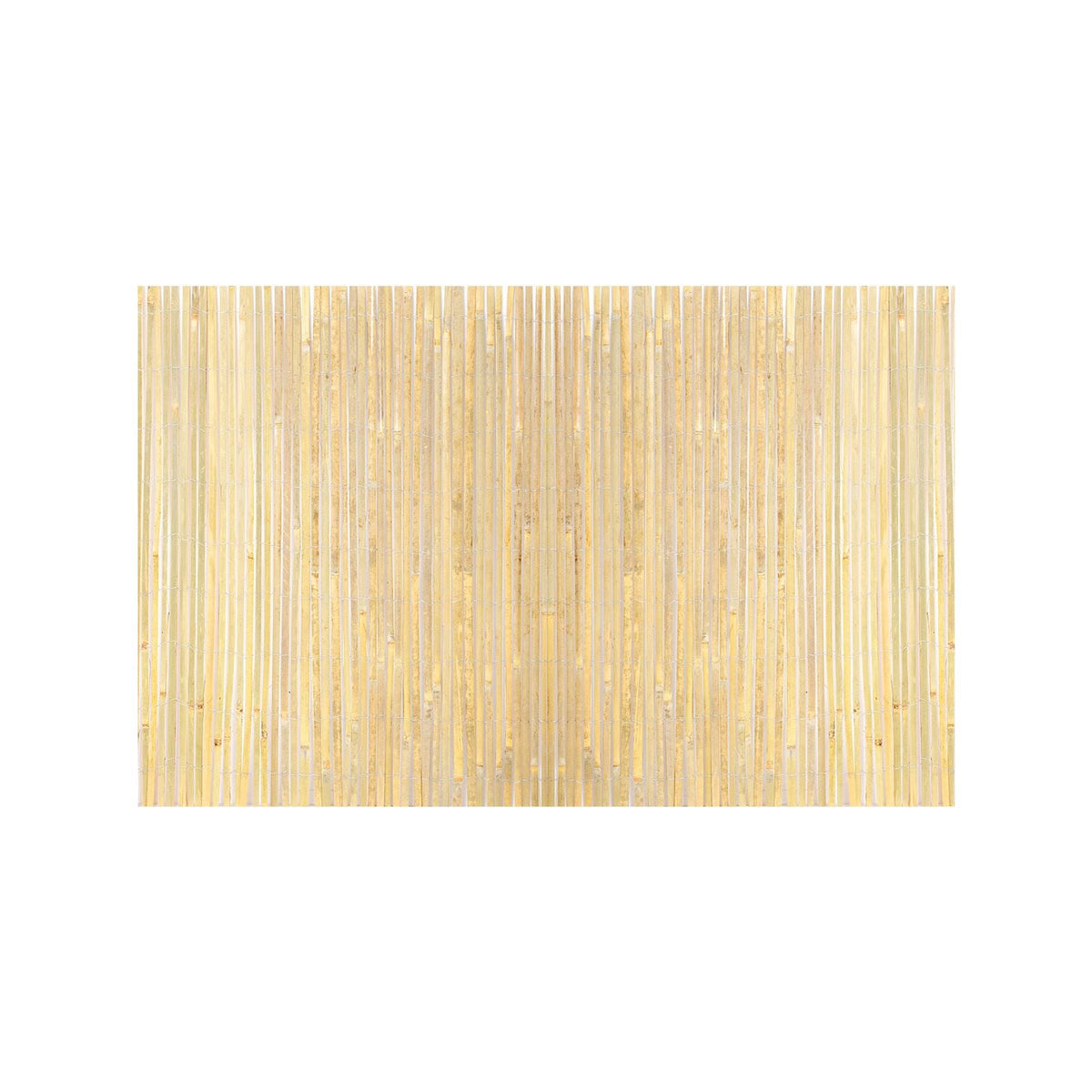 Natural Bamboo Fence Privacy Screen, Eco-Friendly Privacy Bamboo Slat Fence, 6 ft H x 13 ft L Decorative Bamboo Screen Panel, for Garden, Backyard, Balcony, Patio, Pool Side