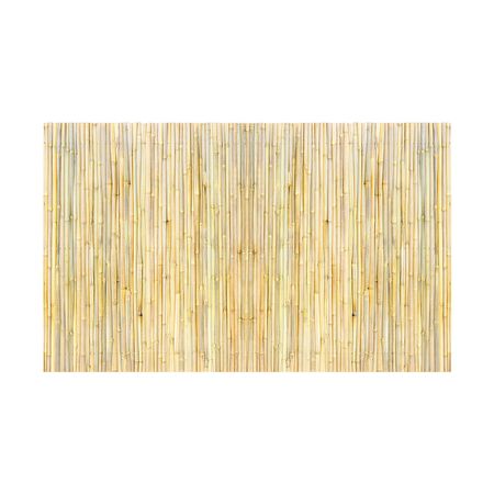Natural Rolled Bamboo Fence, Eco-Friendly Bamboo Privacy Fence 4 ft H x 8 ft L x 0.75 in D. , Decorative Bamboo Privacy Screen for Garden, Backyard, Balcony, Patio, Pool Side