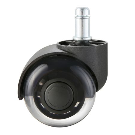Office Chair Wheels, Set of 5, 2 inch Caster Wheels Replacement for Hardwood Floors and Carpet, Heavy Duty Computer Gaming Desk Casters with Double Wheels, 440 lbs Load Capacity, Universal Fit